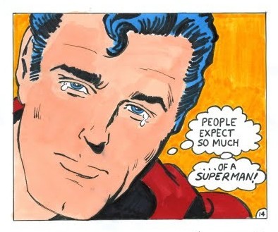 time to stop being a superman!