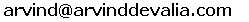 arvind's email address