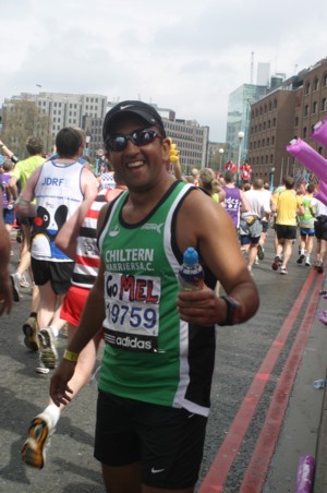 london marathon runner Mehul Bakrania