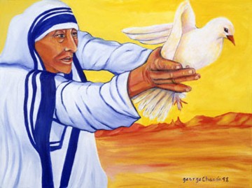 mother teresa preaching peace