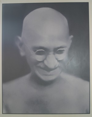 gandhi smiling down on you