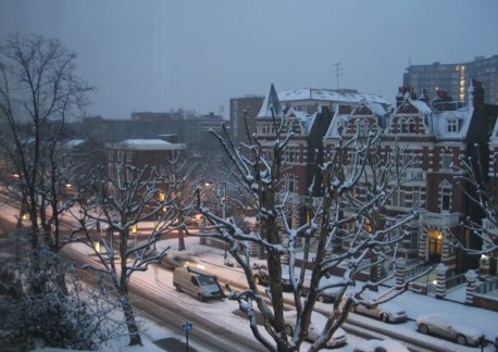 snow in hamilton terrace